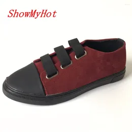 Sıradan Ayakkabı Showmy Designer Vintage Düz Moccasins Sapatos feminos Sapatilhas Zapatos Mujer