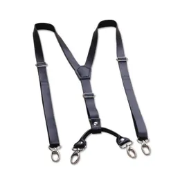 15 cm echte Leder Manns Hosenträger Fashion Hakenschnalle Klammern Elastizität Verstellbares Suspensor Bretelles Tirantes Freizeithose 7859090