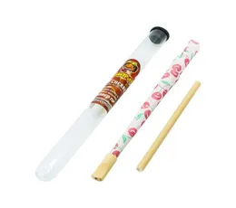 Honeypuff 110mm fruit flavored empty tube display box pre rolled cones paper glass transparent tube for joints smoking accessories8647705