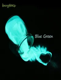 BuyToes 50g Blue Green Glow Powder Luminous Fosfor Pigment för DIY Paint Print Glow in Dark Powder Dust för DIY Nagellack8567102