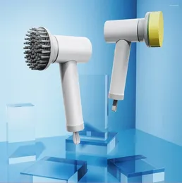 Dekoratif Figürinler Elektrikli Temizleme Ayakkabı Fırçalama Makinesi Yıkama Fırçası Banyo Mutfak Tembel Otomatik Çok Fonksiyonel
