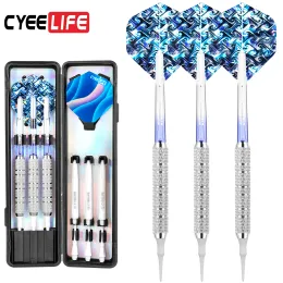 Darts CyeeLife Professional Soft Tip Darts Set 14/16/18G For Plastic Electronic Dartboard Indoor Dartboard Game