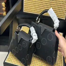 أفضل مصمم فاخر Capucines Cowhide Dame Bag حقيبة اليد النسائية الفاخرة حقيبة الكتف حقيبة الكتف