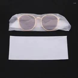 Förvaringspåsar 1000st Transparent Frosted Solglasögon Förpackningspåse Plast Cellophane för gåvor