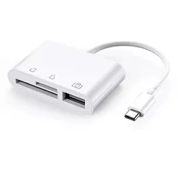 new Type C To SD Card Reader OTG USB Cable Micro SD/TF Card Reader Adapter Data Transfer for Macbook CellPhone Samsung Huawei for Data