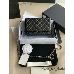10a Superkvalitetskvinnkedja Wallet Real Leather Caviar Lambskin Zipper Mini Woc Shoulder Bag Crossbody Luxurys Designers Bags Classic 1343