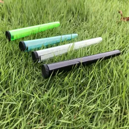 Plastic Doob Tube Stash Jar contenitore di erbe da 115 mm per la pillola per pillola per pillola con giunzione con giuntura per rotolo di arrotolante per sigaretta in 4 colori ZZ