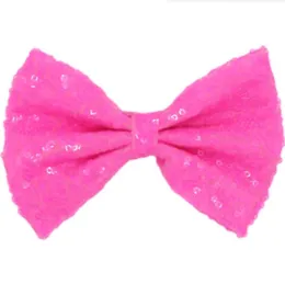 Party Sequin Bows Clip Clip с помощью причесок для девочек детские детские бутик -бутик детские детские аксессуары для волос аксессуары