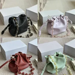 Kadın tasarımcı crossbody çantaları loe bulut mini şanslı gerçek deri omuz çantaları lady lüks alt koltuk çantaları