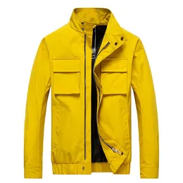 カジュアルジャケットの男性ファッションルーズメンズジャケット高品質のジッパーボンバーメンズジャケットとコートchaquetas y abrigos para hombr299q