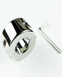 650g Male Stainless Steel Ball Stretcher High Quality Sex SM Toy For Men Extreme 650g Scrotum Bondage Ring9445815