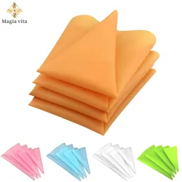 Stampi 4pc2540cm sacchetti riutilizzabili gadget cucina glassa con tubatura silicone panna sacca eva/tpu cottura accessori per decorazioni torte