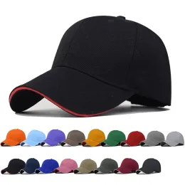 Softball Baseball Cap Snapback Hat Polyester Thick Spring Autumn Cap Pure color cap keep warm Hip Hop Fitted Cap For Men Women wholesale