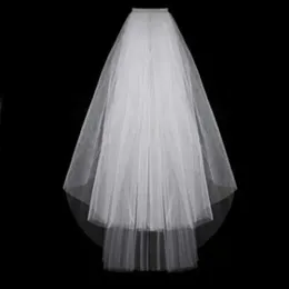 Gioielli per capelli da sposa Elegante Avorio Short Woman Bride Two Strato 75 cm Complice Veil Bianco per matrimonio Yashmac Wedding