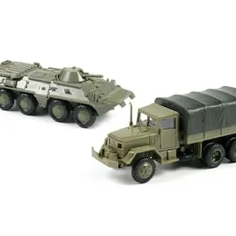 3D Puzzles 1 72 M35 Soviet truck BTR 80 wheeled armored vehicle without rubber assembly model military toy carL2404