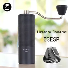 Timemore Chestnut C3esp C3S Manual Coffee Clrinder All-Metal Body S2C Burr Send Cleaning Brush 240422