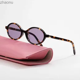 Occhiali da sole Nuovi occhiali da sole acetici di acido acetico di alta qualità SMU04Z Design ovale unisex Uv400 Occhiali da sole esterni