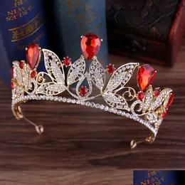 2021 جديد عتيقة Baroque Tiaras Accessories Prom Adech Cyer Crystals Wedding and Crown 1920 Drop Delivery Dhqhk