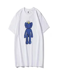 kaws x 2021 mens t shirt joint cotton Tshirt male cartoon student trend shortsleeved female Anime print couple Men s Clothing4565070