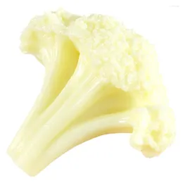 Decorative Flowers Cauliflower Model Artificial Vegetable Fake Broccoli Slice For Decoration Food Realistic Simulated