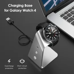 Ladegeräte Einfache universelle Smartwatch -Lade -Basisständer für Samsung Galaxy Watch 4 Classic 40 44 -mm Ladegerät Cradle Station Dock Bracket