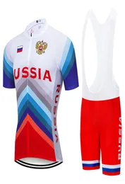 MOXILILYN 2020 Team Russia Cicling Jersey Bibiere 9D set mtb bici abiti da biciclette traspirabili uomini039s corto maillot culotte6617866