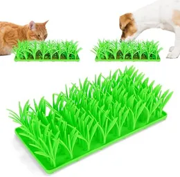 Palksky Silicone Slow Feed Grass Mat For Cats & Dogs - Interactive Snuffle Mat For Foraging & Hairball Control - View #4