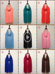 Xg85 114 färger vanlig maxi viskos halsduk shl pashmina hijab scarf muslim för kvinnor lady girl golid color head halsduk mjuk 90x180cm2237795