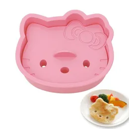 Moulds Plastic Cat Kids Sandwich Cutter And Sealer Animal Mould Sandwich Maker Cookie Press Pastry Tools