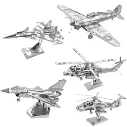 3D -Rätsel Mini 3D Kampfflugzeug Space Space Shuttle Metallmodell Spielzeug UFO Mars Sonde Mondmodul Hubble Teleskop Puzzle Pädagogik Spielzeug Geschenkl2404