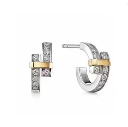 Lekkie luksusowe tiffayss Nowe wysokie poziome galwaniczne diamentowe zestaw diamentów