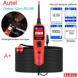 BSET AUTEL PS100 Power Scan The Automotive Cux Tester Electrical Test Test Комплект 12 В/24 В.