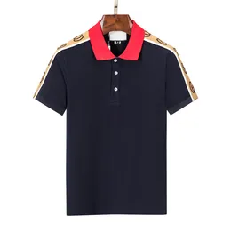 Polone designer maschile Polos Luxury Polos Maglietta da uomo Casual Snake Ape Stampa Remodi Fashion High Street Man Tee M-3XL-55