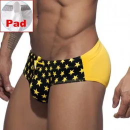 Set di push up push up da uomo slip da bagno a nuoto tronchi per uomo sexy bikini costumi da bagno desmiit uxh beach shorts costume da bagno gay zwembroek scivolano il bagno