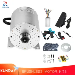 Parte Kunray 1000W 3000W 72V Controller senza spazzole a motore DC Ebike per motore 36V 48V 2000 W con acceleratore di velocità per scooter Gokarts