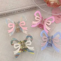 Clip per capelli Barrettes Womens Accessori per capelli per capelli Pin Claw Butterfly Bow Designer di lusso grande fascia spessa Elegante Crab Pesta