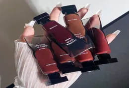 Läppglans färg svart spegel vatten glasyr hög fuktgivande sexig röd ton läppstift makeup varaktig nonstick cup glanslip1020668