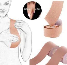 Boob Tape لاصق حمالات الصدر السيليكون للنساء عاريات الصدر لزجة الثدي رفع دفع مثير الثدي مثير BRALETTE BODY4590508