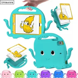 Case Kid Cartoon Eva Cover na iPada 7. 8. 9. 10.2 6. generacji 9,7 2018 Mini Air 2 3 4 5 10,9 Pro 11 Tablet Shockproof Shell