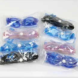 Portable bag flat light swimming goggles unisex adult waterproof ultra-clear swimming goggles