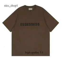 Essentialsshorts Men T-shirt Bluza Męskie Women Pullover Hip Hop Zakres Skoczków Krótkie Listy 3D o Neck 3D Rozmiar S-XL 7667 420