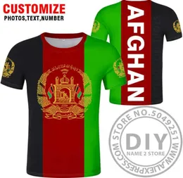 Afgańska koszulka niestandardowa Numer nazwy Afg Slam Afganistan Mężczyźni Tshirt krótkie rękawowe Tshirt Lose Oneck Summer Mens Ubrania x06027399206