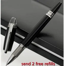 Black Classic Roller Ball Pen av hög kvalitet med Crystal på Top School Office -leverantör Tyskland Stationery Writing Smooth Ball Point 6658206
