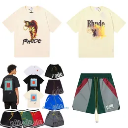 メンズデザイナーTシャツ女性Tシャツ男性Rhud TshirtグラフィックティートップコットンサマーアジアサイズXLファッションクラシックデザイントップ女性服の女性服