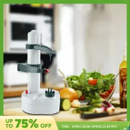 Strumenti pelaper di patate elettriche automatiche a rotazione rotatrice pelatrice pelaring macchina per peeling automatica verdura di verdure cucina strumento