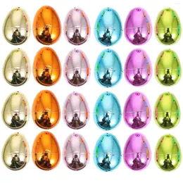 Parti Dekorasyon Paskalya Yumurtası Yumurta Dolablable Plastik Boş Parlak Oyuncak Toplu Büyük Dev Sepet Sürpriz Oyuncaklar Altın Dekar Em.bavarı Parlayan