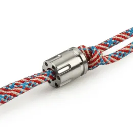 Paracord DIY Titanium Achoy Nóż Koraliki Paracord Parrella Linka na zewnątrz koralika EDC