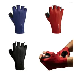 Cycling Gloves 1 Pair Of Quick Drying Bike Antiskid Low Wind Resistance Half Finger Comfortable Beautiful