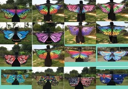 Women Divf Pashmina Butterfly Wing Cape Peacock Shawl Wrap Hompts Cute Novelty Print Print Pashminas 18 Colors1563972