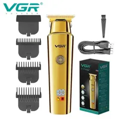 Saç düzeltici vgr saç kesme makinesi şarj edilebilir kablosuz elektrikli tek v-947 q240427